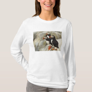 Atlantic Puffins on Machias Seal Island T-Shirt