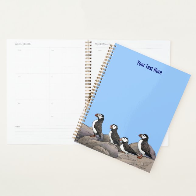 Atlantic Puffins Planner (Display)