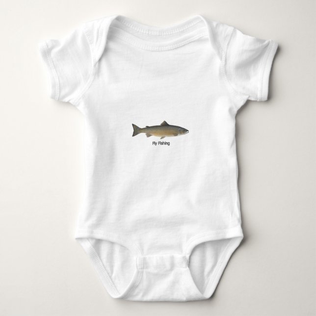 Atlantic Salmon Baby Bodysuit (Front)