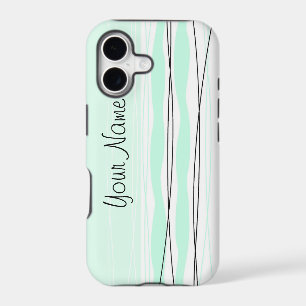 Atlantic Stripe 'Name' Vertical iPhone case