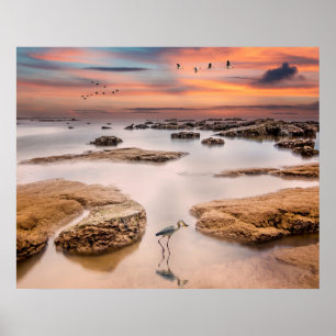 Atlantic Sunset Poster