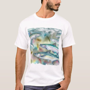 Atlantic Tarpons 030624AREF122 - Watercolor T-Shirt