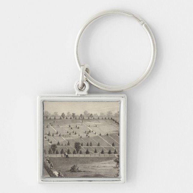 Atlantic View Cemetery, Squan Village, NJ Key Ring (Front)