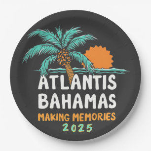 Atlantis Bahamas Making Memories 2025 Paper Plate