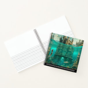 Atlantis Legend Hardcover Notebook