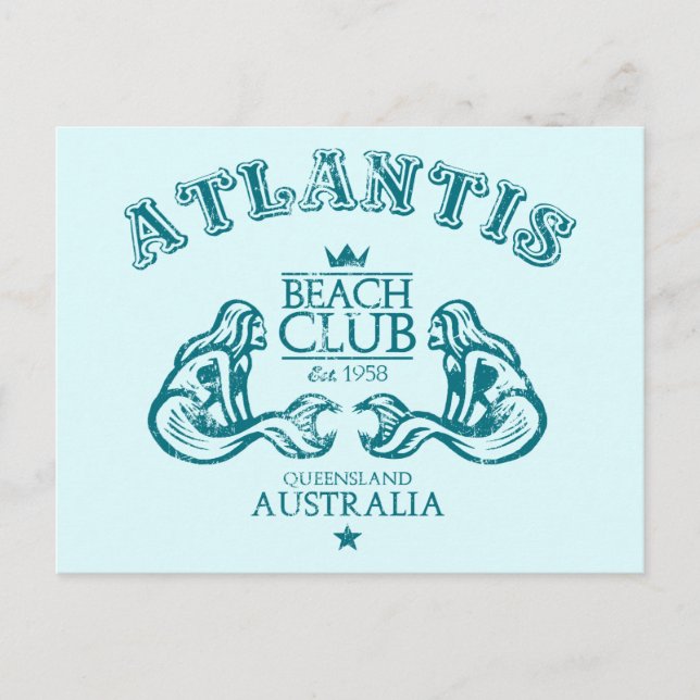 Atlantis Postcard (Front)