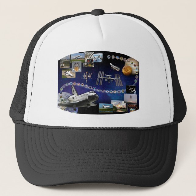 Atlantis Tribute OV 104 Trucker Hat (Front)