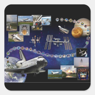 Atlantis Tribute Square Sticker