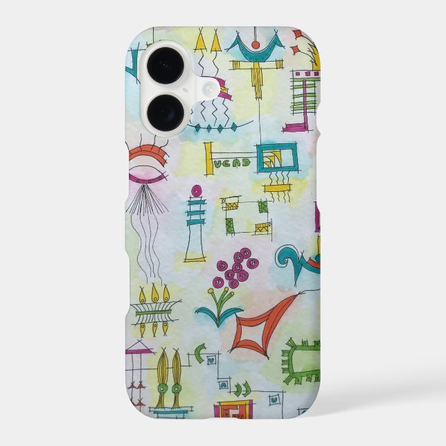 Atlantis-Whimsical Modern Watercolor Art (Back)