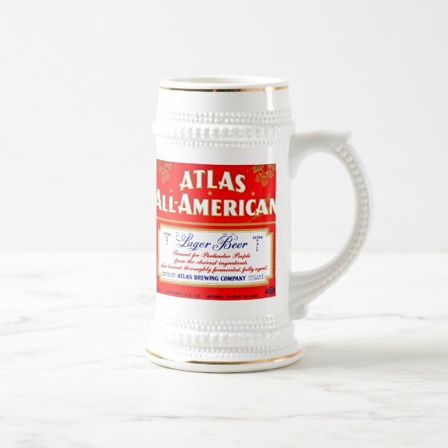 Atlas Brewing Company, Chicago, Illinois Beer Stein (Right)