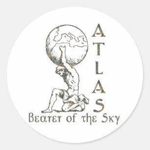 Atlas Classic Round Sticker
