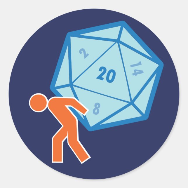Atlas D20 Sticker (Front)