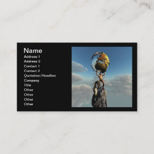 Atlas Greek God Business Card