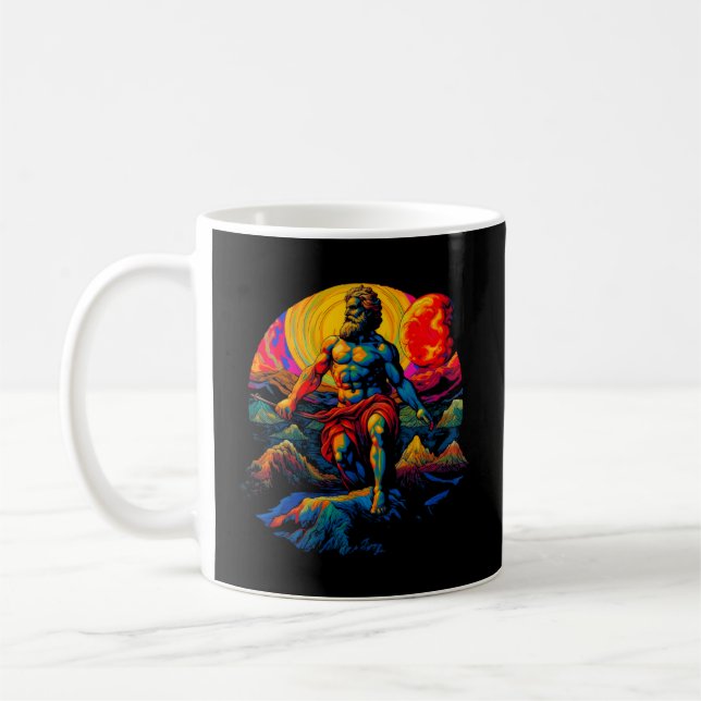 Atlas Greek Titan God Coffee Mug (Left)