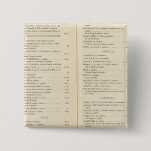 Atlas international 15 cm square badge
