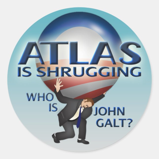 Atlas Is Shrugging Stickers (Front)