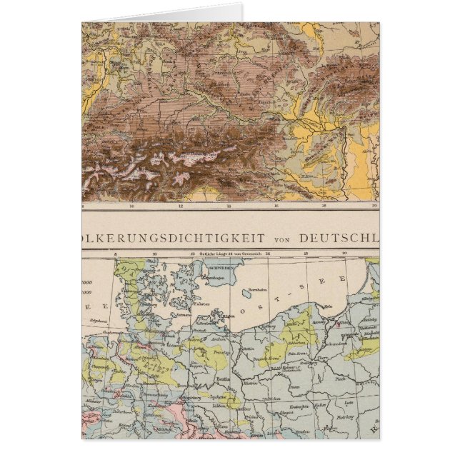 Atlas map of Central Europe (Front)