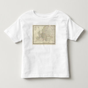 Atlas Map of Europe Toddler T-Shirt