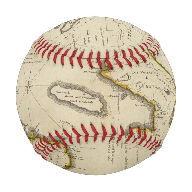 Atlas Map of Haiti Baseball (Front)