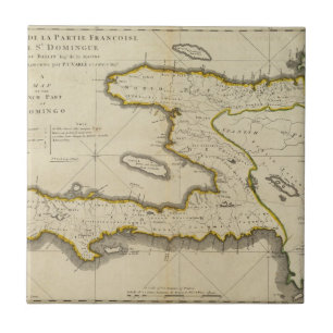 Atlas Map of Haiti Tile