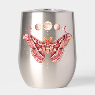 Atlas Moth Celestial Moon Phase Boho Lunar Art