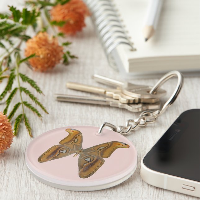 Atlas Moth Key Ring (Front Right)