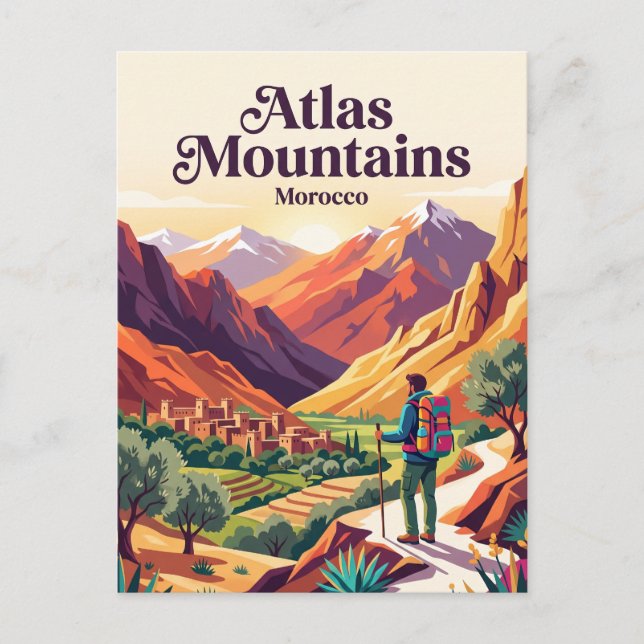 Atlas Mountains Morocco Postcard (Front)