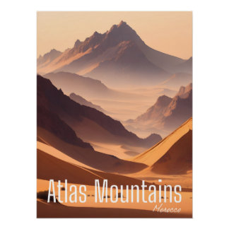 Atlas Mountains Morocco Travel Print