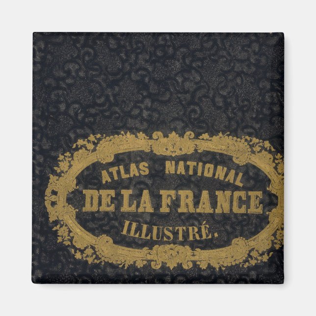 Atlas National De France Magnet (Front)