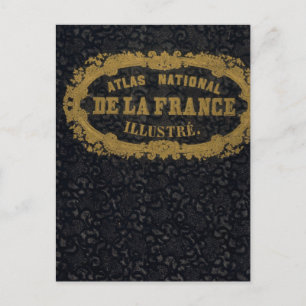 Atlas National De France Postcard