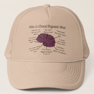 Atlas of a Dental Hygienist's Brain Trucker Hat