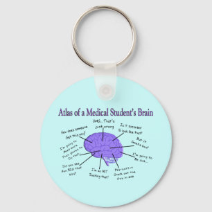 Atlas of a Medical Student's Brain #2 Key Ring