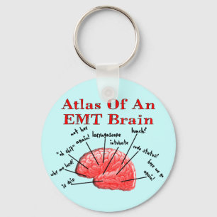 Atlas Of An EMT Brain Key Ring