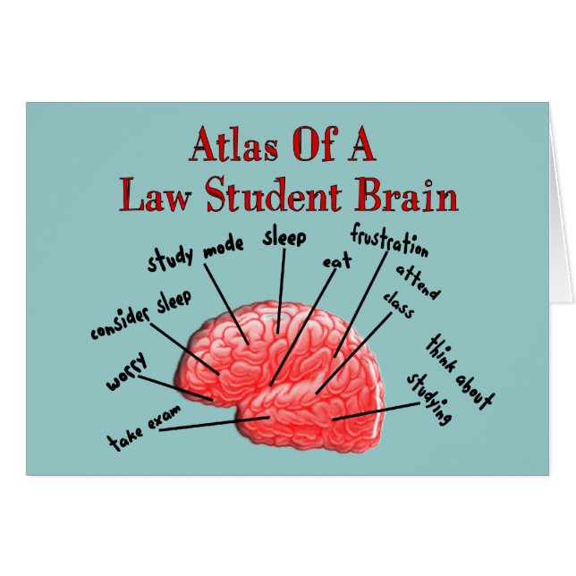 Atlas of Law Student Brain (Front Horizontal)