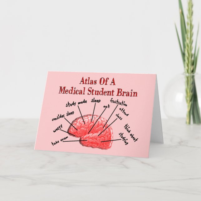 Atlas of Medical Student Brain Card (Front)
