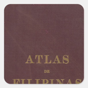 Atlas of the Philippines Square Sticker