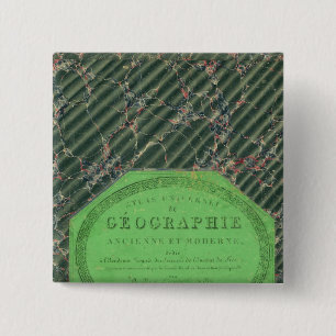 Atlas of Universal Geography 15 Cm Square Badge