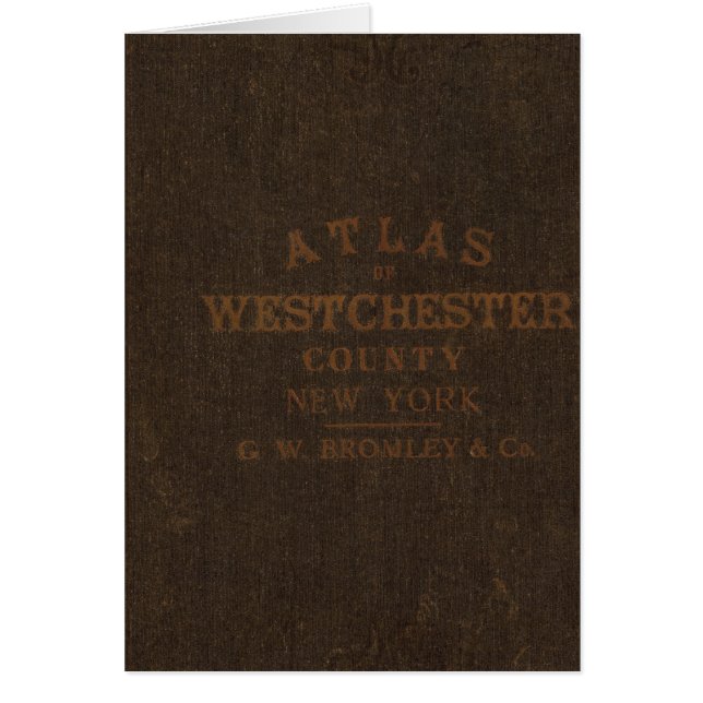 Atlas of Westchester County, NY (Front)