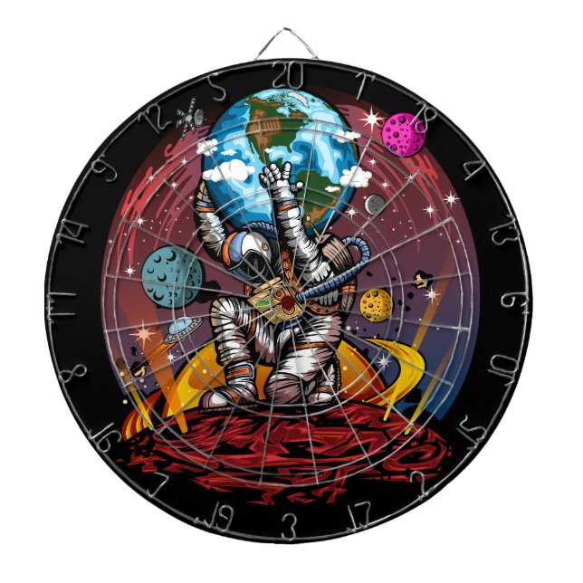 Atlas Space Man Dartboard (Front)