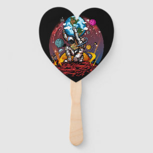 Atlas Space Man Hand Fan