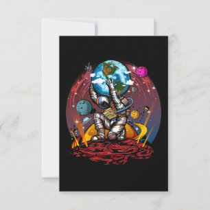 Atlas Space Man Invitation