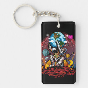 Atlas Space Man Key Ring