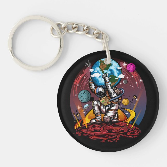 Atlas Space Man Key Ring (Front)