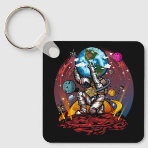 Atlas Space Man Key Ring