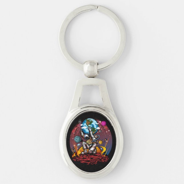Atlas Space Man Key Ring (Front)