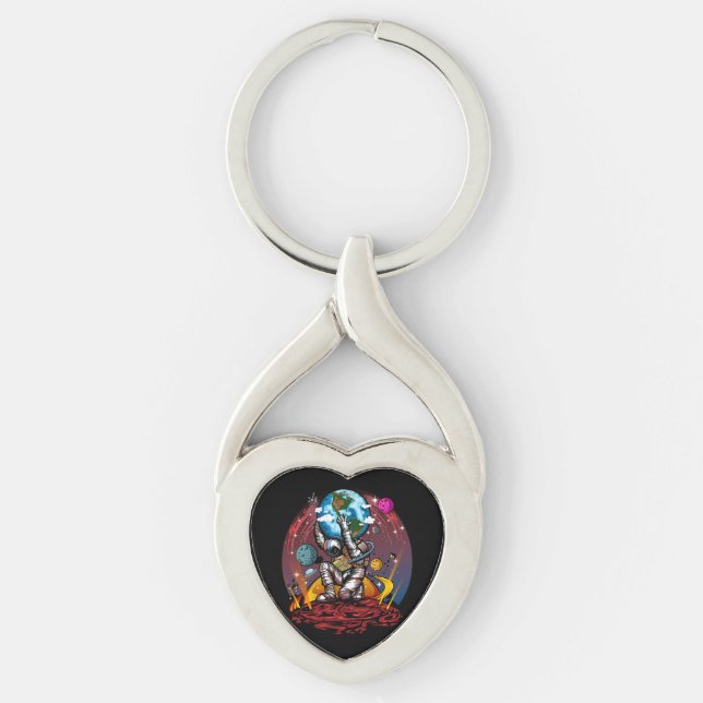 Atlas Space Man Key Ring