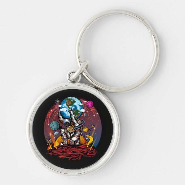 Atlas Space Man Key Ring (Front)