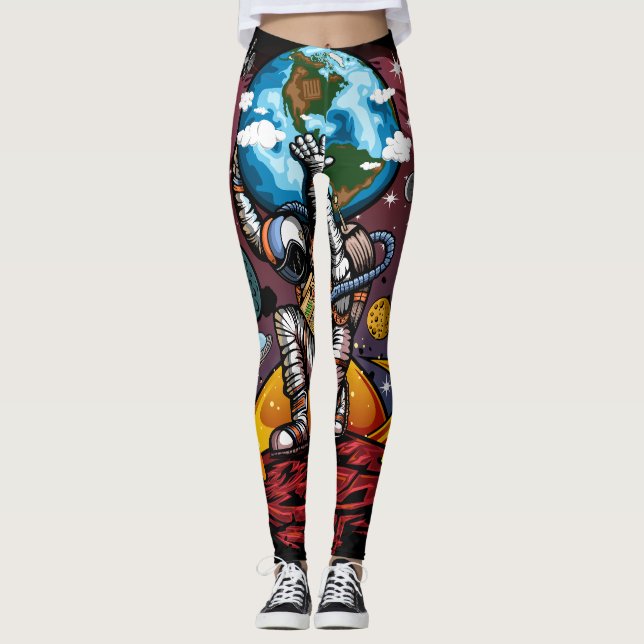 Atlas Space Man Leggings (Front)