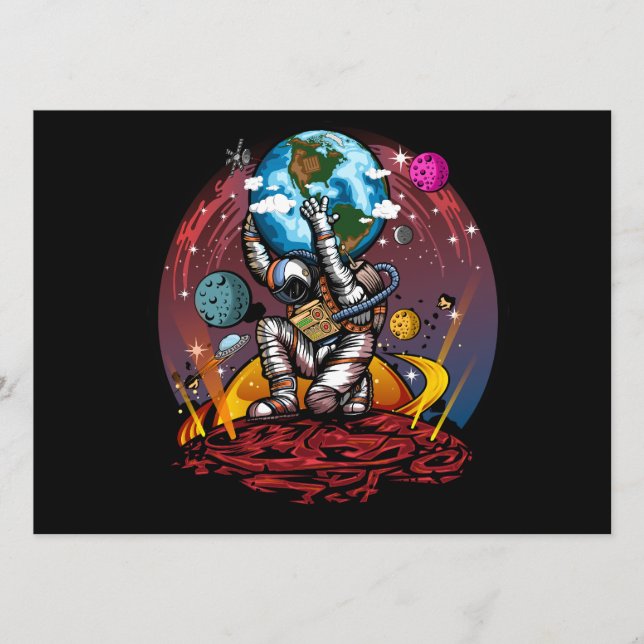 Atlas Space Man Menu (Front)