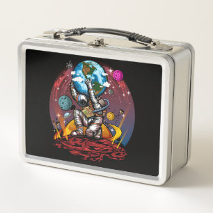 Atlas Space Man Metal Lunch Box